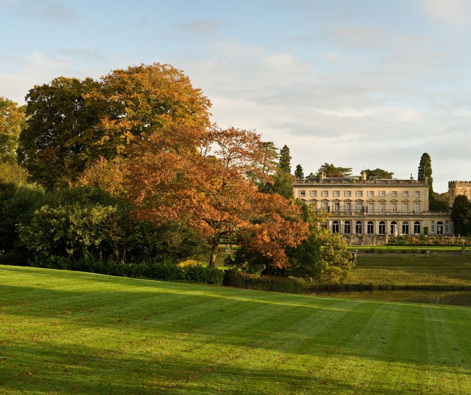 A mansion in a country estate